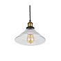 Romilly Tapered Etched Glass French Style Pendant Light - Soho Lighting