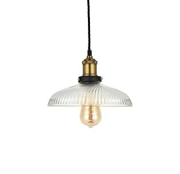 Romilly Dome Etched Glass French Style Pendant Light