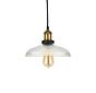 Romilly Dome Etched Glass French Style Bedroom Pendant Light - Soho Lighting