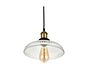 Romilly Dome Etched Glass French Style Bedroom Pendant Light - Soho Lighting