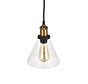 Romilly Tapered Clear Glass Pendant Light