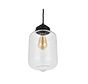 Goslett Clear Blown Glass Jar Pendant Light