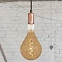 Rose gold pendant bulb holder