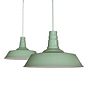 Mint green pendant light