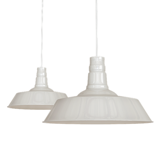  Large Clay White Cream Industrial Dining Room Pendant Light