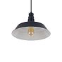 Large Argyll Industrial Pendant Light Matt Black