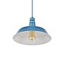 Argyll Industrial Pendant Light Aston Blue