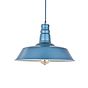 Aston Blue Industrial Breakfast Bar Pendant Light - Argyll