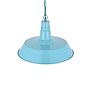 Duck Egg Blue Turquoise Industrial Breakfast Bar Pendant Light - Argyll - Soho Lighting