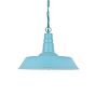 Duck Egg Blue Turquoise Industrial Breakfast Bar Pendant Light - Argyll - Soho Lighting