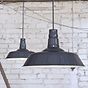 Leaden Grey Slate Industrial Breakfast Bar Pendant Light - Argyll