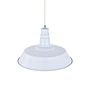 Pure White Industrial Breakfast Bar Pendant Light - Argyll