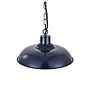 Portland Bedroom and Hallway Pendant Light Navy Blue - Soho Lighting