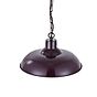 Portland Bedroom and Hallway Pendant Light Mulberry Red Burgundy - Soho Lighting