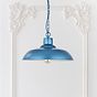 Portland Bedroom and Hallway Pendant Light Aston Blue - Soho Lighting