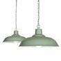 Mint Green Industrial Pendant Lights