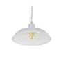 Portland Reclaimed Style Industrial Pendant Light Pale Grey