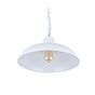 Portland Reclaimed Style Industrial Pendant Light Pure White