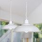 Pure White Bedroom and Hallway Pendant Light  - Portland