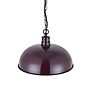 Mulberry Red Burgundy Rustic Dome Dining Room Pendant Light - Berwick