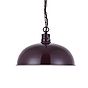 Mulberry Red Burgundy Rustic Dome Dining Room Pendant Light - Berwick