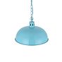 Duck Egg Blue Turquoise Rustic Dome Dining Room Pendant Light - Berwick - Soho Lighting