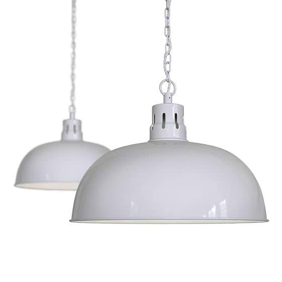 Grey Haze Rustic Dome Dining Room Pendant Light - Berwick