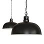 Matt Black Rustic Dome Dining Room Pendant Light - Berwick - Soho Lighting