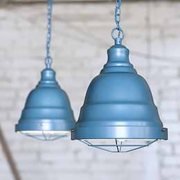 Blue Vintage Pendant Light