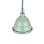 Chalk Mint Green Vintage Cage Landing Pendant Light - Ganton - Soho Lighting