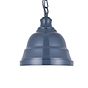 Ganton Small Vintage Pendant Light Leaden Grey Slate - Soho Lighting