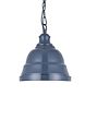 Ganton Small Vintage Pendant Light Leaden Grey Slate - Soho Lighting