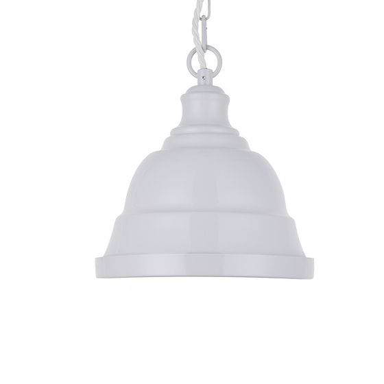 Ganton Small Vintage Pendant Light Grey Haze - Soho Lighting