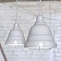 Grey Haze Vintage Cage Landing Pendant Light - Ganton - Soho Lighting