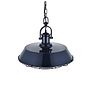 Brewer Cage Industrial Kitchen Island Pendant Light Squid Ink Navy Blue - Soho Lighting