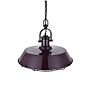 Mulberry Red Burgundy Cage Industrial Kitchen Island Pendant Light - Brewer Cage