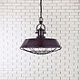 Mulberry Red Burgundy Cage Industrial Kitchen Island Pendant Light - Brewer Cage - Soho Lighting