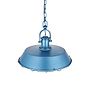 Brewer Cage Industrial Kitchen Island Pendant Light Aston Blue - Soho Lighting