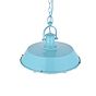 Duck Egg Blue Turquoise Caged Industrial Kitchen Island Pendant Light - Brewer Cage - Soho Lighting