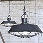 Leaden Grey Cage Industrial Kitchen Island Pendant Light - Brewer Cage - Soho Lighting