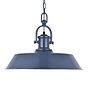 Brewer Industrial Breakfast Bar Pendant Light Leaden Grey Slate - Soho Lighting