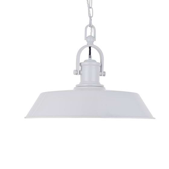 Brewer Industrial Breakfast Bar Pendant Light Grey Haze - Soho Lighting