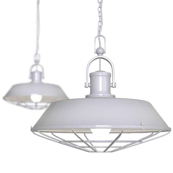 Grey Haze Caged Industrial Kitchen Island Kitchen Island Pendant Light - Brewer Cage