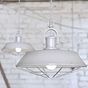 Grey Haze Caged Industrial Kitchen Island Kitchen Island Pendant Light - Brewer Cage