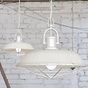 Clay White Cream Cage Industrial Kitchen Island Pendant Light - Brewer Cage - Soho Lighting