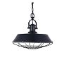 Matt Black Cage Industrial Kitchen Island Pendant Light - Brewer Cage - Soho Lighting
