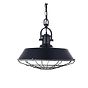 Matt Black Cage Industrial Kitchen Island Pendant Light - Brewer Cage - Soho Lighting