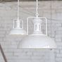 Pure White Vintage Kitchen Island Pendant Light - Regent - Soho Lighting
