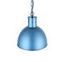 Wardour Industrial Hallway Pendant Light Aston Blue - Soho Lighting