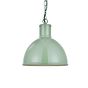 Chalk Mint Green Industrial Hallway Pendant Light - Wardour - Soho Lighting